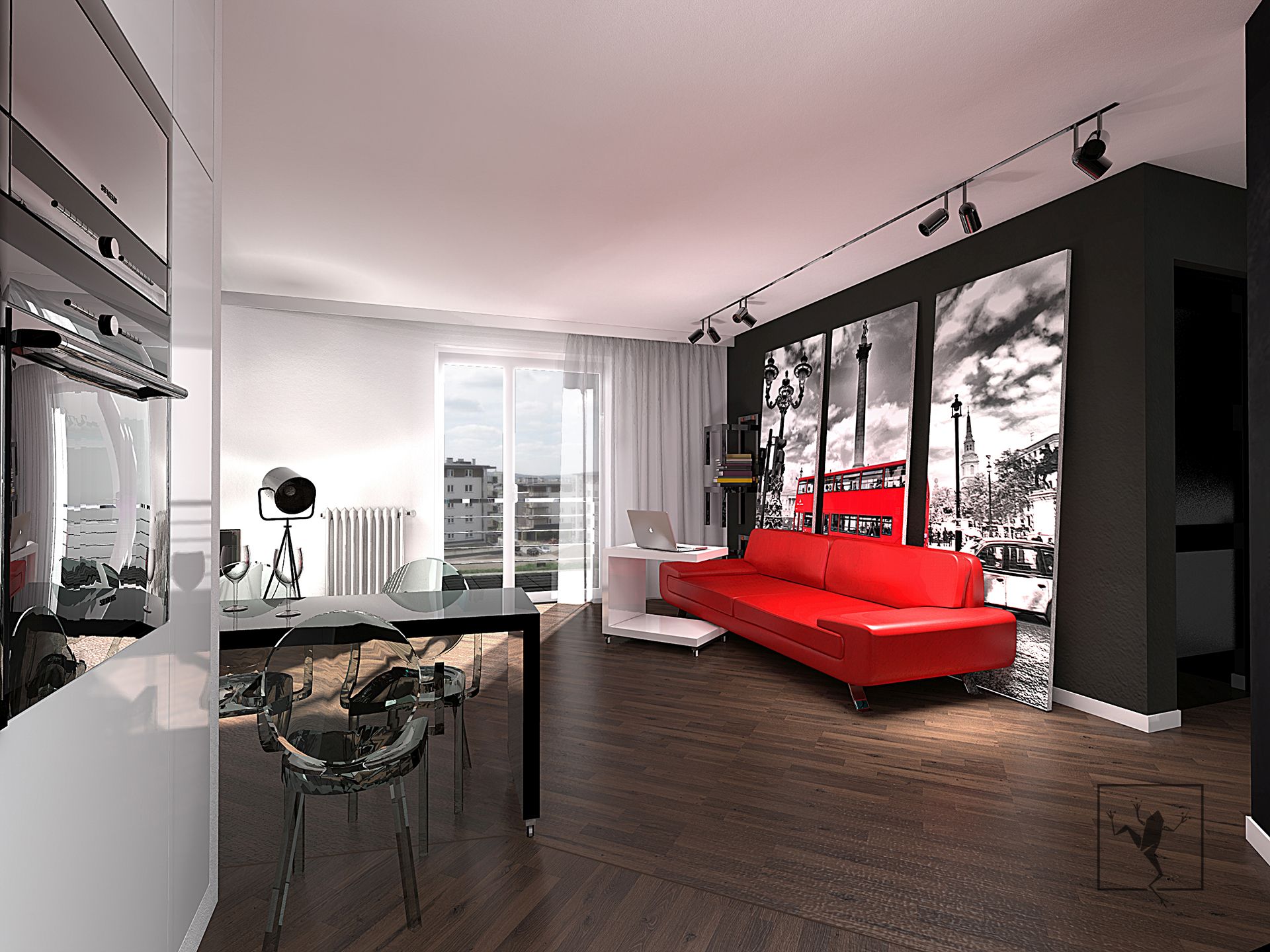 projekt wnętrza mieszkania kielce w09 | Frog Studio - projektowanie wnętrz | architektura