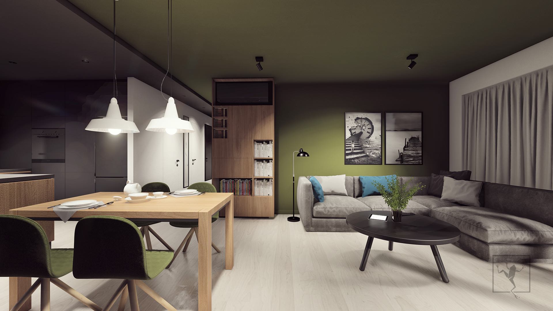 Apartament Permska Kielce | Frog Studio - projektowanie wnętrz