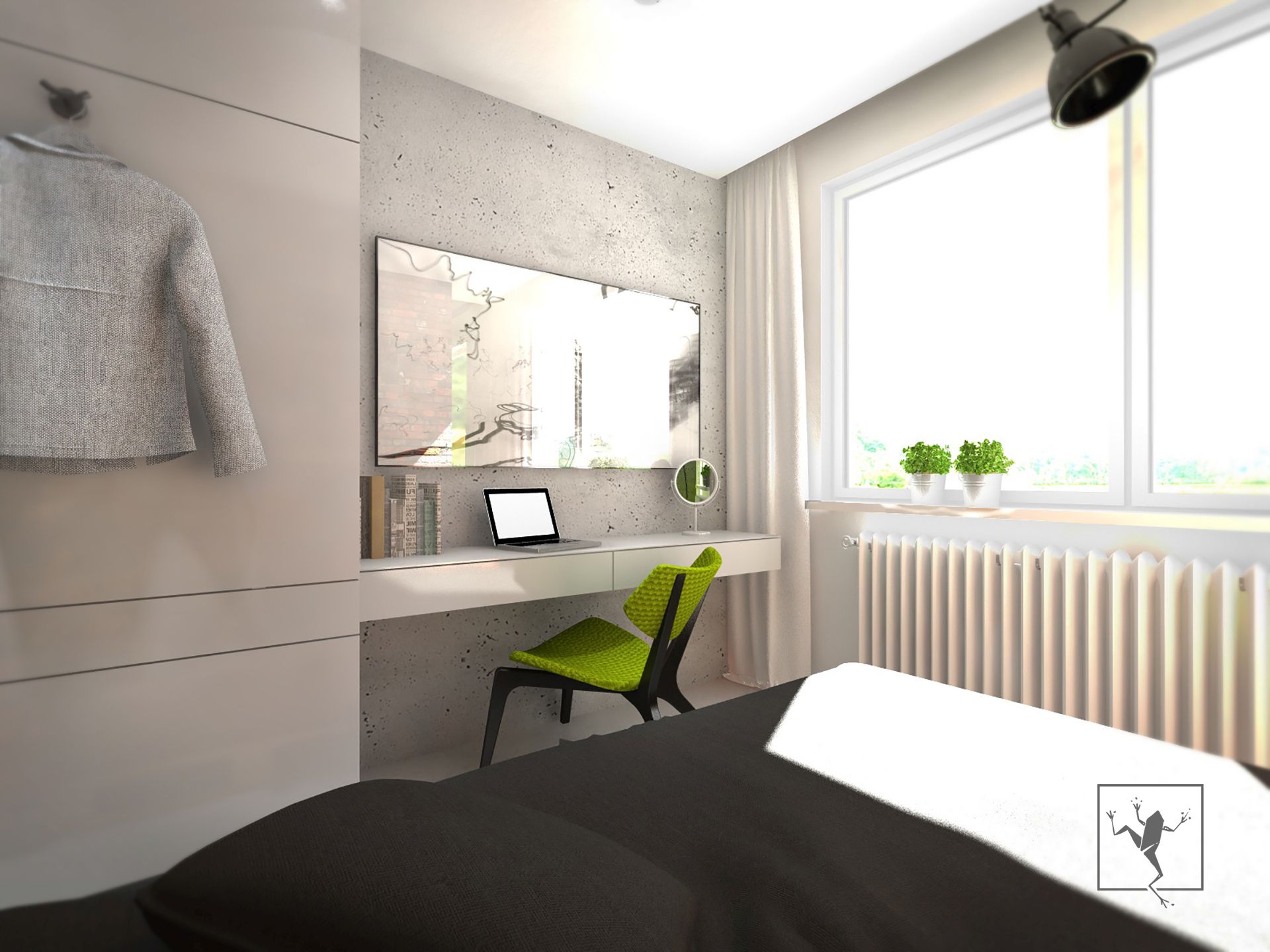 projekt wnętrza mieszkania zabrze modul 63 b | Frog Studio - projektowanie wnętrz | architektura