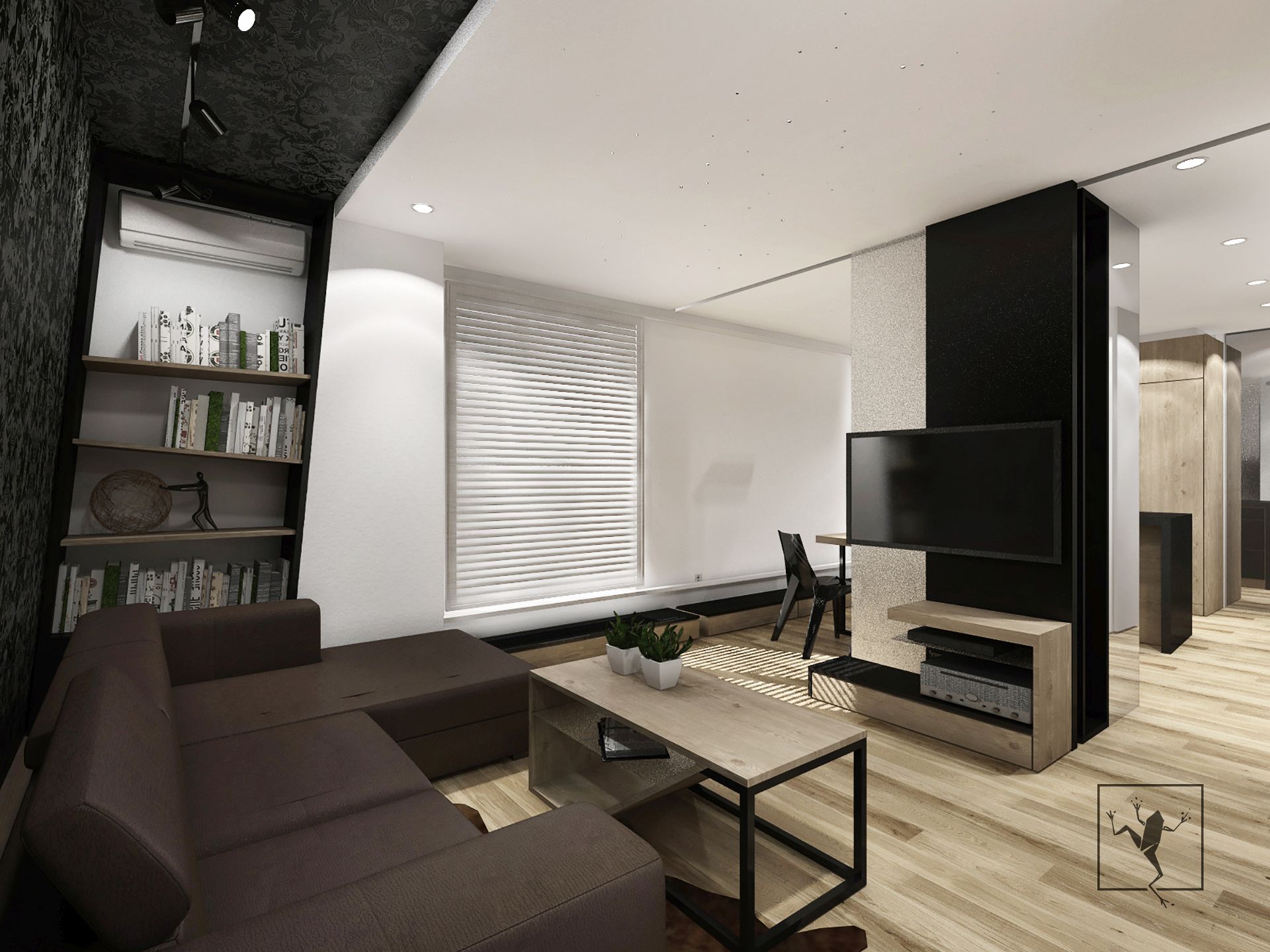 projekt wnętrza apartament kielce | Frog Studio - projektowanie wnętrz | architektura