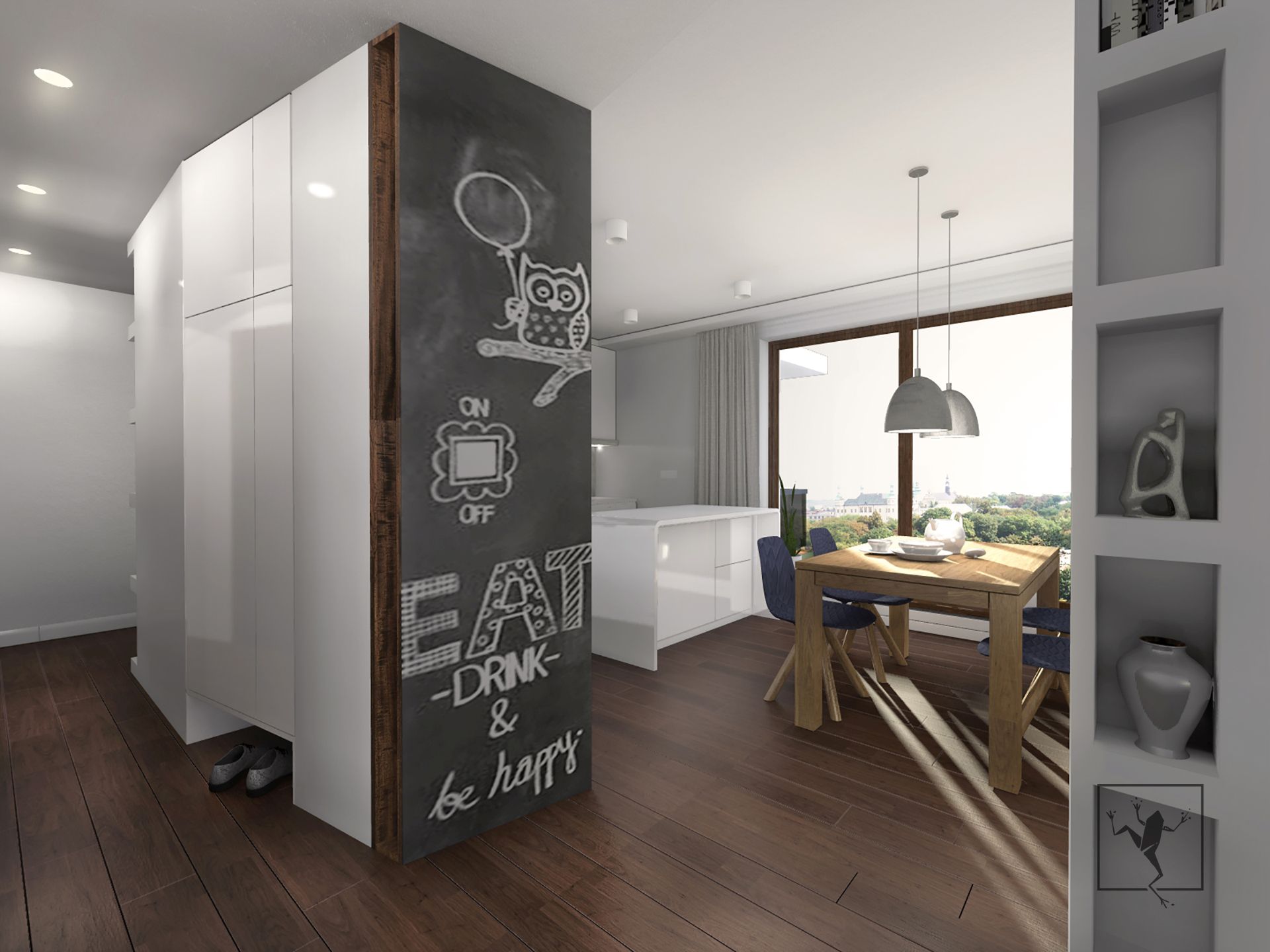 projekt wnętrza mieszkania kielce  w15 | Frog Studio - projektowanie wnętrz