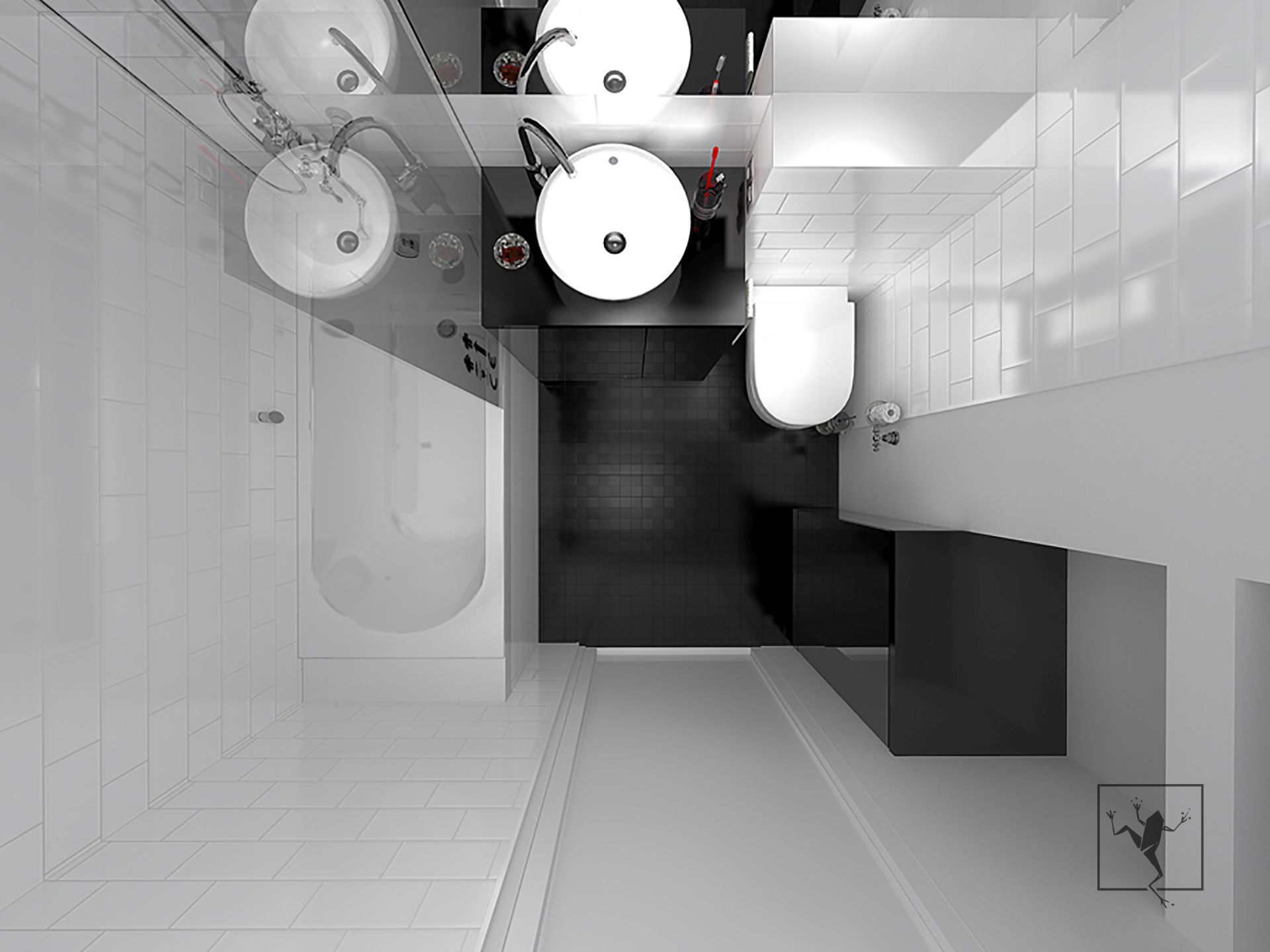 projekt wnętrza mieszkania kielce w07 | Frog Studio - projektowanie wnętrz | architektura