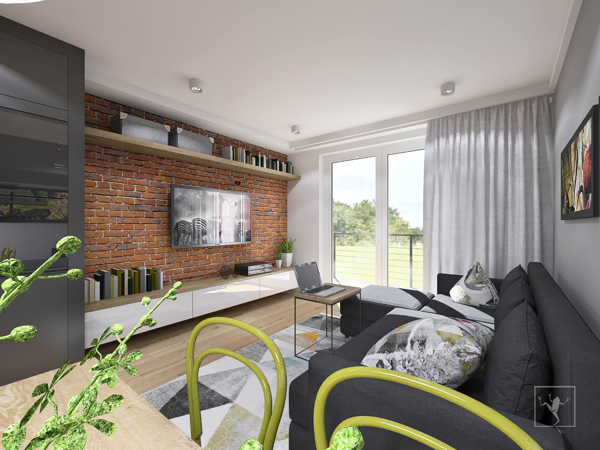 Nieduze mieszkanie w dobrym klimacie w Kielcach | Frog Studio - projektowanie wnętrz