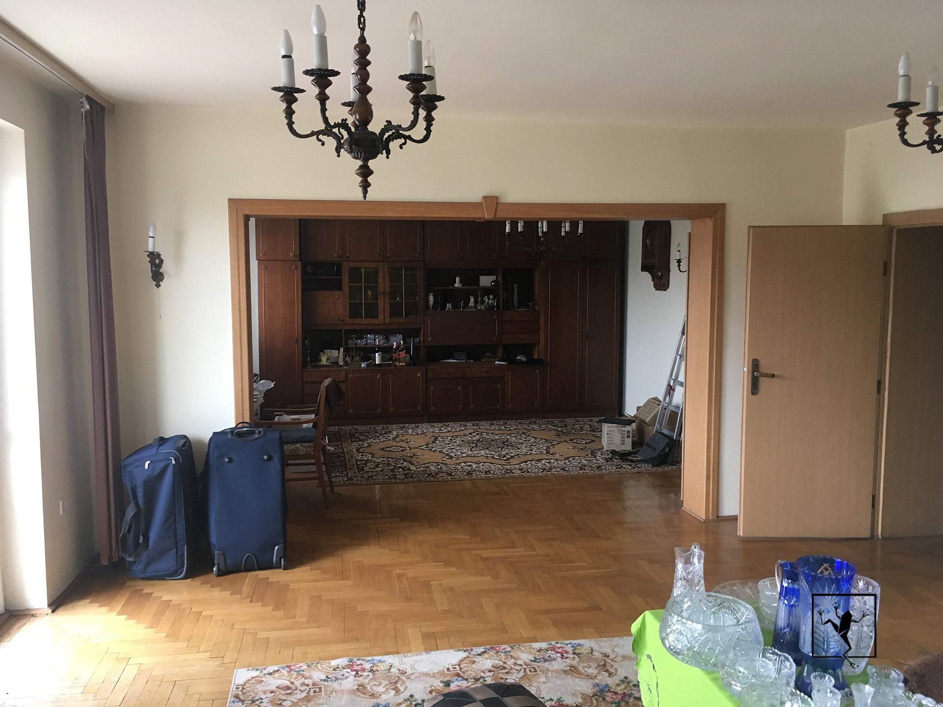 Strefa spędzania wolnego czasu - remont domu na Śląsku | Frog Studio - projektowanie wnętrz